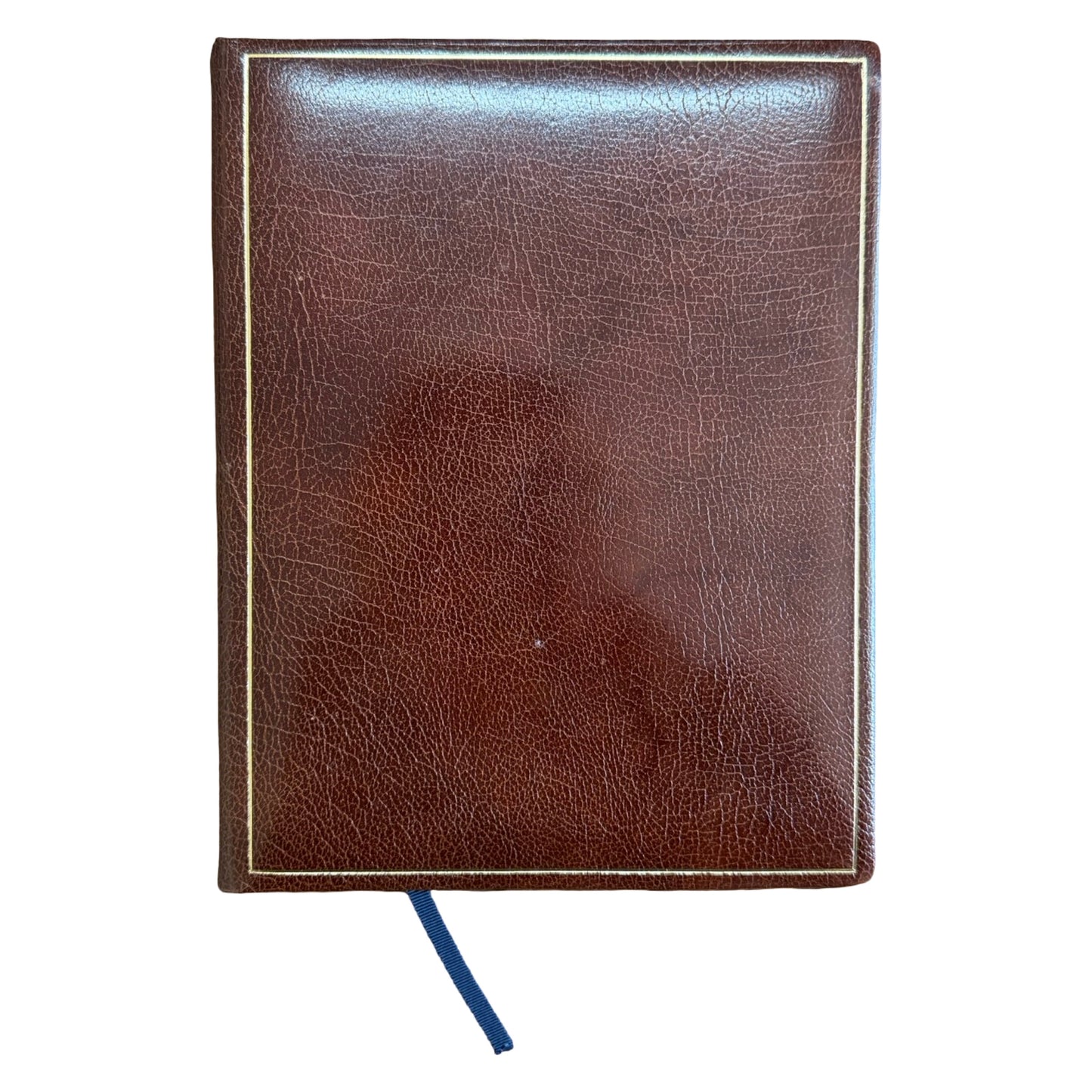Leather Notebook / Guest Book / Memory Book | Superior Quality | Classic Luxury | 9 by 7 Inches | Blank Pages | Multiple Colors | Buffalo Calf | Charing Cross
