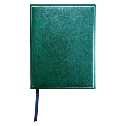 Leather Notebook / Guest Book / Memory Book | Superior Quality | Classic Luxury | 9 by 7 Inches | Blank Pages | Multiple Colors | Buffalo Calf | Charing Cross