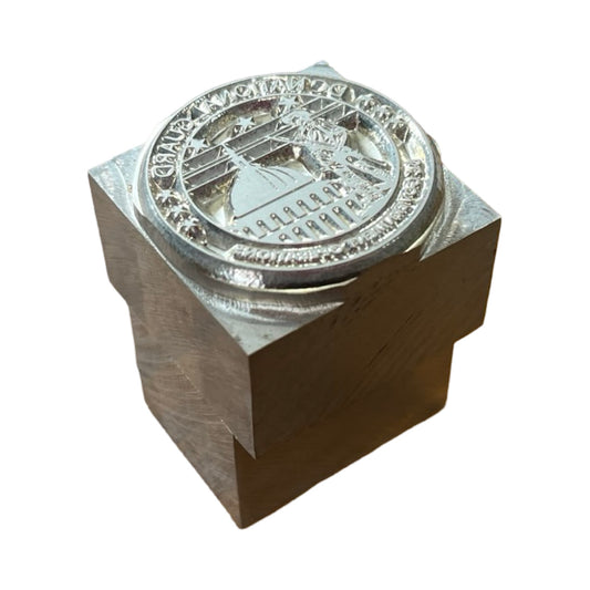 " Production of a Mounted Magnesium Die to Stamp in Gold | DC National Guard