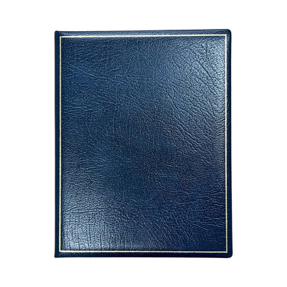 Leather Notebook / Guest Book / Memory Book | Superior Quality | Classic Luxury | 9 by 7 Inches | Blank Pages | Multiple Colors | Buffalo Calf | Charing Cross