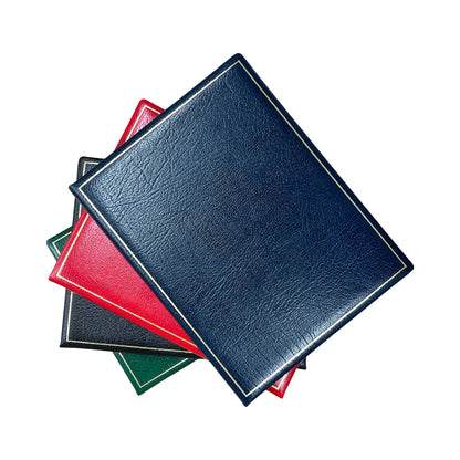 Leather Notebook / Guest Book / Memory Book | Superior Quality | Classic Luxury | 9 by 7 Inches | Blank Pages | Multiple Colors | Buffalo Calf | Charing Cross