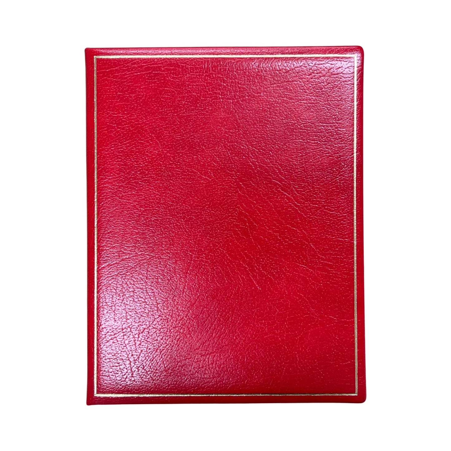 Leather Notebook / Guest Book / Memory Book | Superior Quality | Classic Luxury | 9 by 7 Inches | Blank Pages | Multiple Colors | Buffalo Calf | Charing Cross