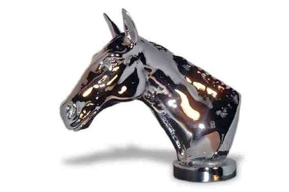 Hood Ornament | Hunter Horse Head | Mascot / Hood Ornament | 3 by 3 Inches | Made in England