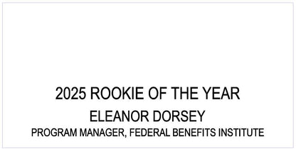 NARFE DEC. 2025 | Bespoke, Crystal NARFE on Clear Base Awards
