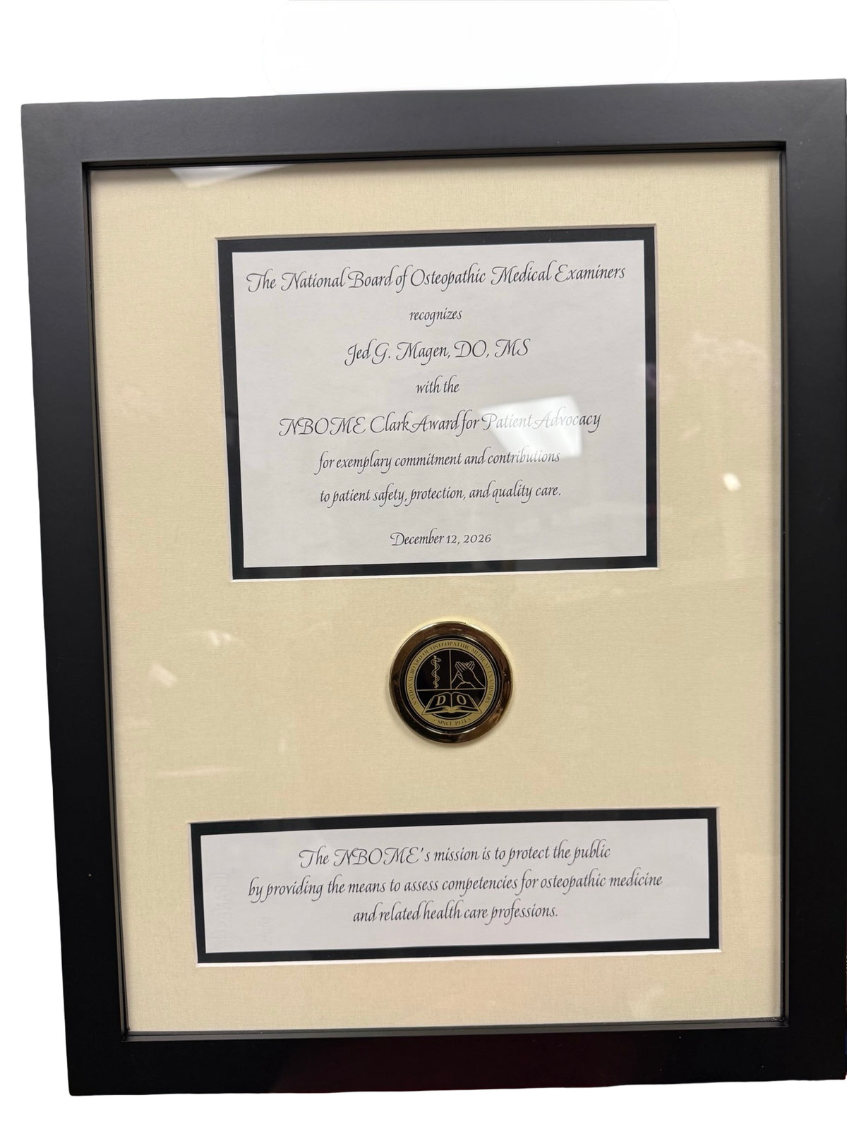 December 2026 | Bespoke Awards for NBOME | Pennsylvania