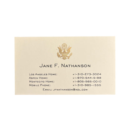 Mrs. Ambassador | Engraved Stationery | Business Card