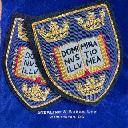 Blazer Badge | Oxford University | Oxford Univ Crest | Gold Thread Blazer Badge | Made in England