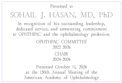 OPTHOMOLOGY | October 2026 AWARD | Capitol Dome Award with Engraved Plate on Natural Walnut Base