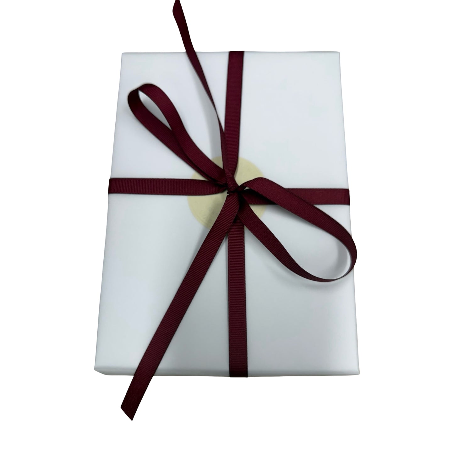 Gift: MM Passport Cover | Calf Leather | Bordeaux | Gold Initials | Made in England
