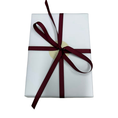 Gift: MM Passport Cover | Calf Leather | Bordeaux | Gold Initials | Made in England