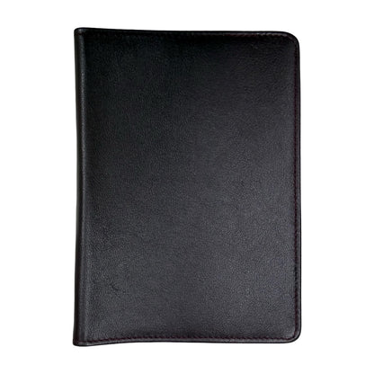 Gift: MM Passport Cover | Calf Leather | Bordeaux | Gold Initials | Made in England