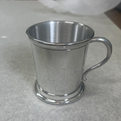 Baby Cup | Virginia Baby Cup with Handle | 5 oz. | Solid Pewter | Made in USA | Studio Burke DC