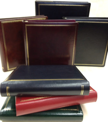 Leather Table Planner | Residential Size | Place Arranger with Gold Tooling | 9 by 12" | Custom Production | Made in USA