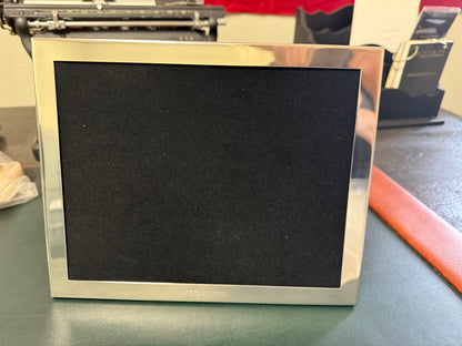 Gift: FAPE 2026 | Pewter Frame | 8 by 10 inches | Classic Picture Frame | Thin Border Frame | Made in USA | Hand Engraved