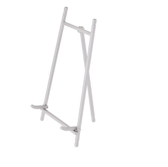 GIFT: U Penn 2026  | Pewter Tray & Easel |Chippendale Edge Round Tray | Solid Pewter | Finest Quality | Made in USA
