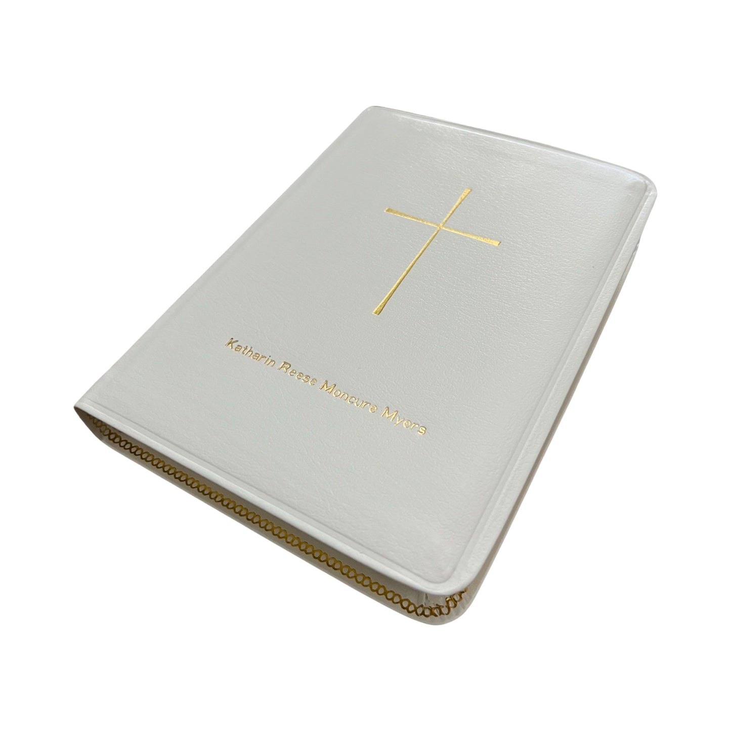 " Prayer Book | Stamped with Full Name |  Katharin Myers | Gold Stamp