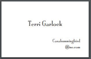 Proof: Garlock | Bespoke Stationery | LADIES CALLING CARD and MEDIUM CORRESPONDENCE CARD SET | Hand Engraved