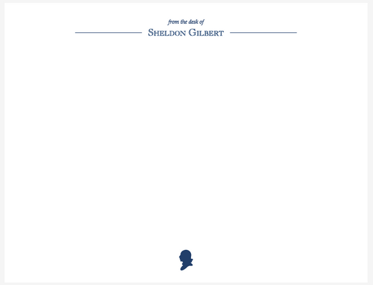 Gilbert Bespoke Stationery | Extra Large Correspondence Cards with Envelopes | Printing on Correspondence Cards and Blank Envelope Flap | Off Set Printing