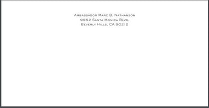 Chairman Atkins | Engraved Stationery | Executive Stationery Suite | July 2025