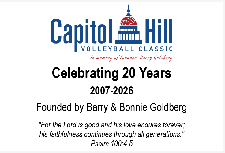 CAPITOL HILL VOLLEYBALL CLASSIC 2026 | Crystal Capitol Dome on Natural Walnut with Photo Etched Text and Logo on Brass Plate