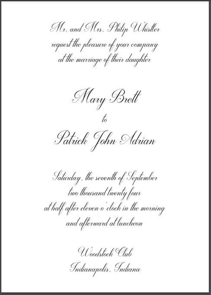 Bespoke Stationery | Whistler | Complete Wedding Invitation Suite | Finest Quality | Hand Engraved | 75 Sets