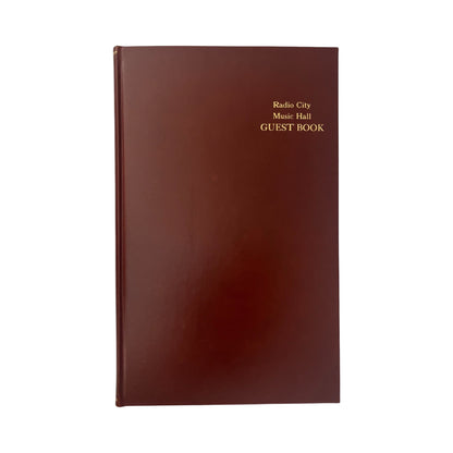 Custom Guest Book | Radio City Music Hall 2024 | Extra Large Format | Finest Quality