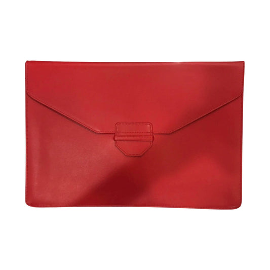 Letter Size | Envelope Style Portfolio | Document Envelope | Red Calf Leather | Charing Cross Leather