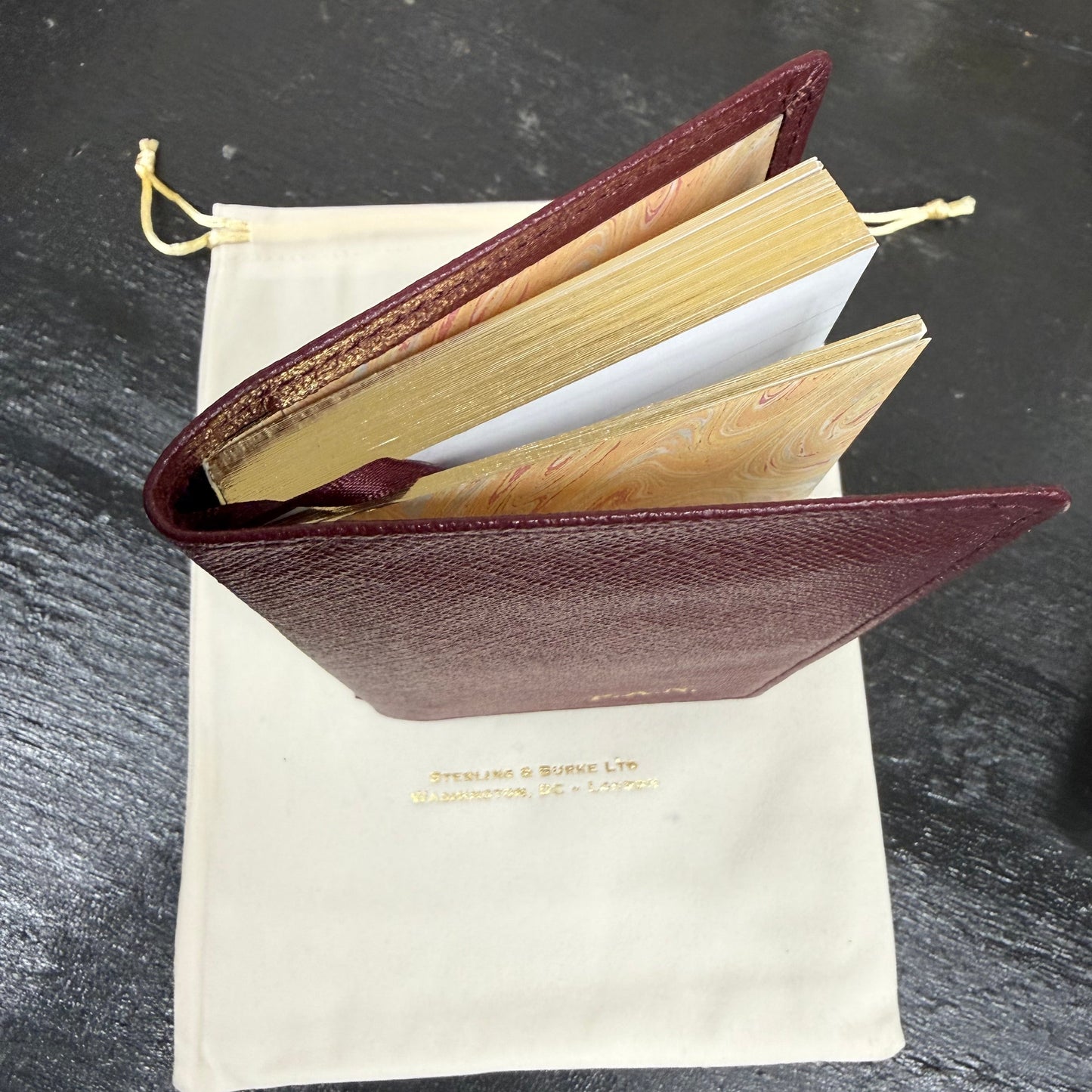 GIFT: P.A.N. | Crossgrain Leather Cover with Removable Notes | 6x3 | with Gold Stamping | N63RL