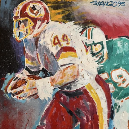 Painting by John Stango | Stango Gallery: American Football | Washington Redskins | USA Patriotic Artist | Washington, DC