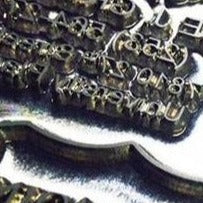"" Production of Magnesium Die $125 | Short Message | Stamping on Leather-Sterling-and-Burke
