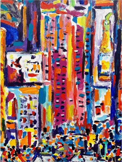 Painting by John Stango | Times Square, NYC IV | Gallery at Studio Burke, Washington, DC