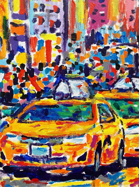 Painting by John Stango | Times Square, NYC IV | Gallery at Studio Burke, Washington, DC