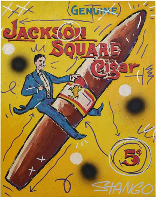 Stango Gallery: Cigar Man | Advertisement Pop Art | Gallery at Studio Burke, Washington, DC (Copy)