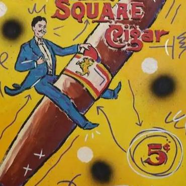 Stango Gallery: Cigar Man | Advertisement Pop Art | Gallery at Studio Burke, Washington, DC (Copy)