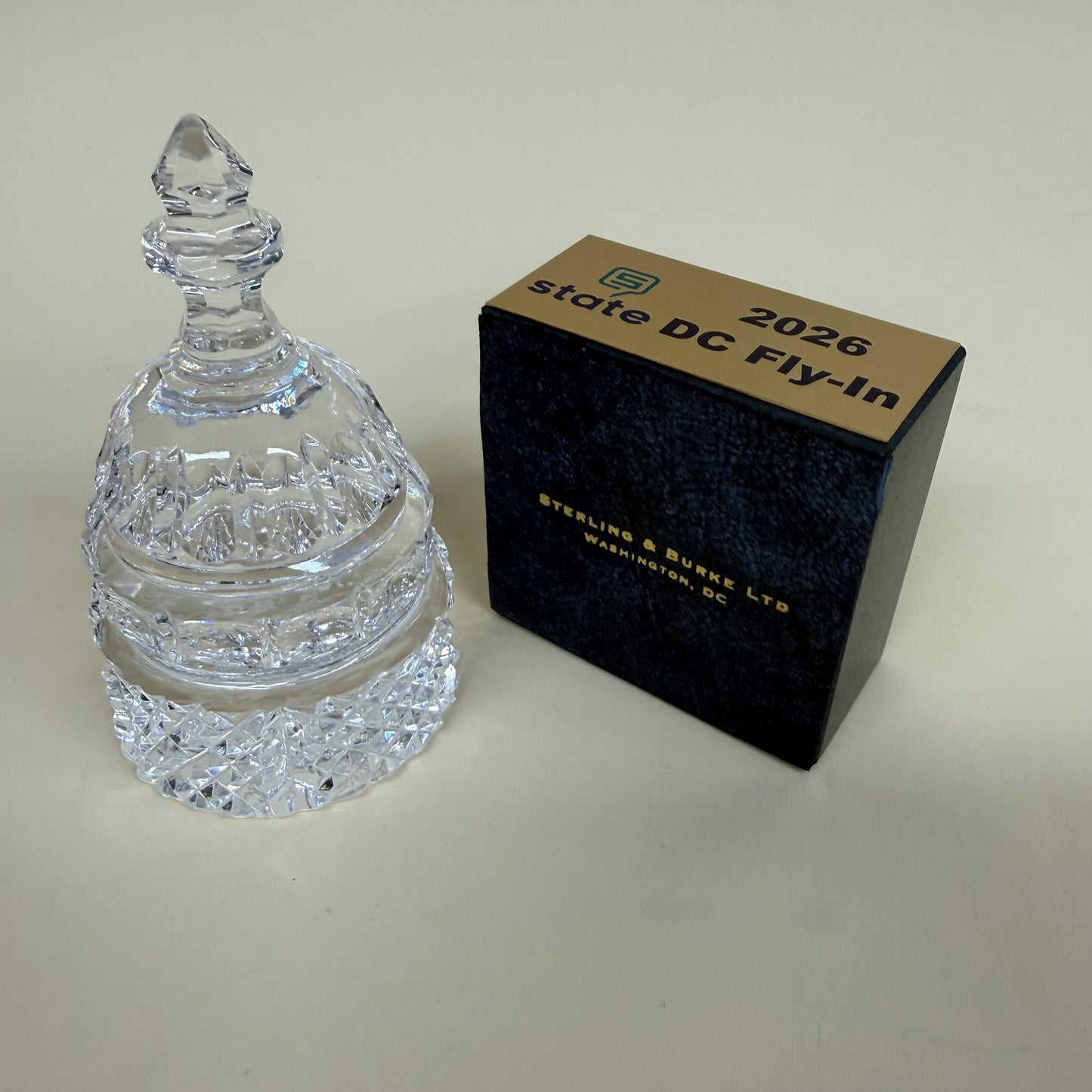 STATE DC Fly-in 2026 | Waterford Crystal Capitol Dome Award Gift on Marble Base