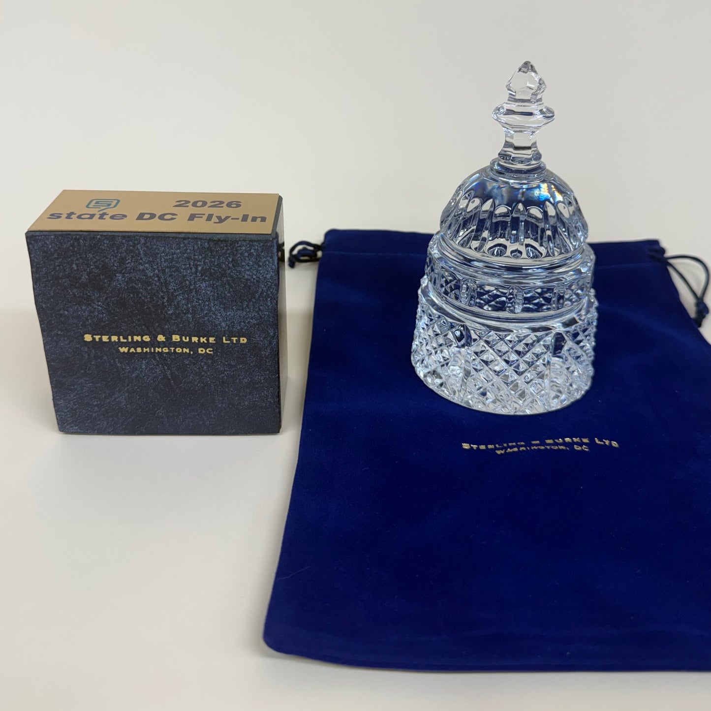 STATE DC Fly-in 2026 | Waterford Crystal Capitol Dome Award Gift on Marble Base