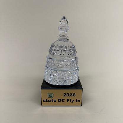 STATE DC Fly-in 2026 | Waterford Crystal Capitol Dome Award Gift on Marble Base