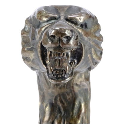 Bespoke Sterling Silver Handled Wolf Cane | Storm of the Century Replica | Made in England