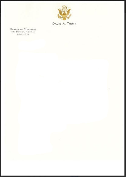 Trott | Bespoke Stationery | Monarch Sheets & Envelopes | Gilt Seal & Black Text | Hand Engraved on Ecru | Finest Quality