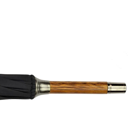 Gentleman's Solid Shaft Hickory Umbrella | Solid Canopy | The Finest Quality British Umbrella, The Burke Umbrella