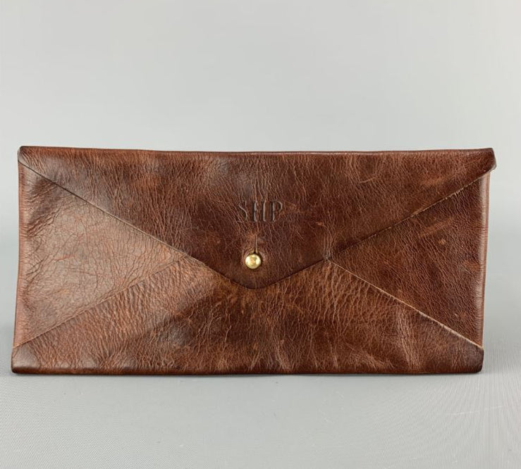 Leather Envelope | Made to Order | Original Design produced by JW Hulme |  Black