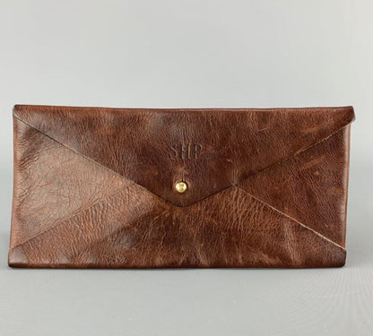 Leather Envelope | Made to Order | Original Design produced by JW Hulme |  Black