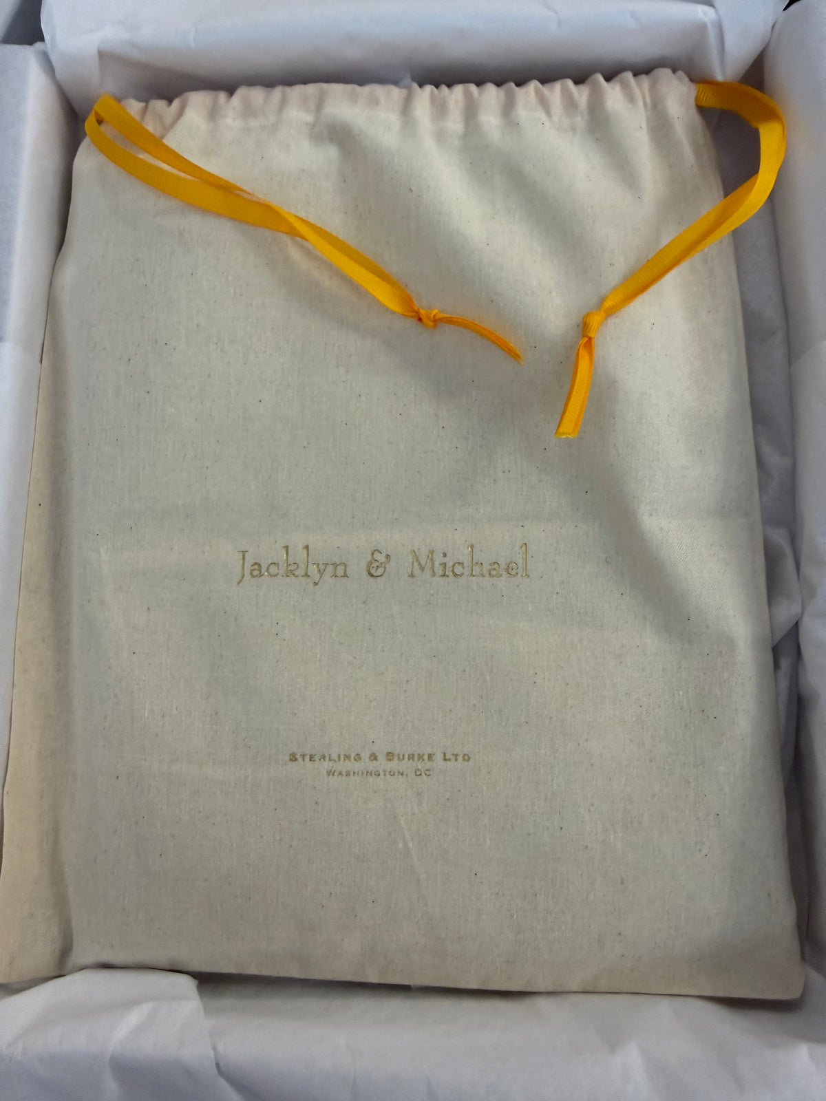 Jacklyn & Michael Wedding Book  | 10 by 8 Inches | Calf Leather | Made in England