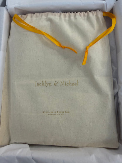 Jacklyn & Michael Wedding Book  | 10 by 8 Inches | Calf Leather | Made in England