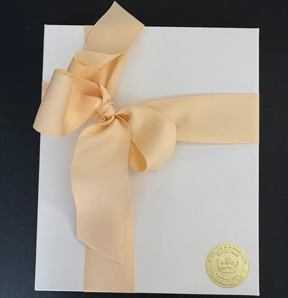 Jacklyn & Michael Wedding Book  | 10 by 8 Inches | Calf Leather | Made in England