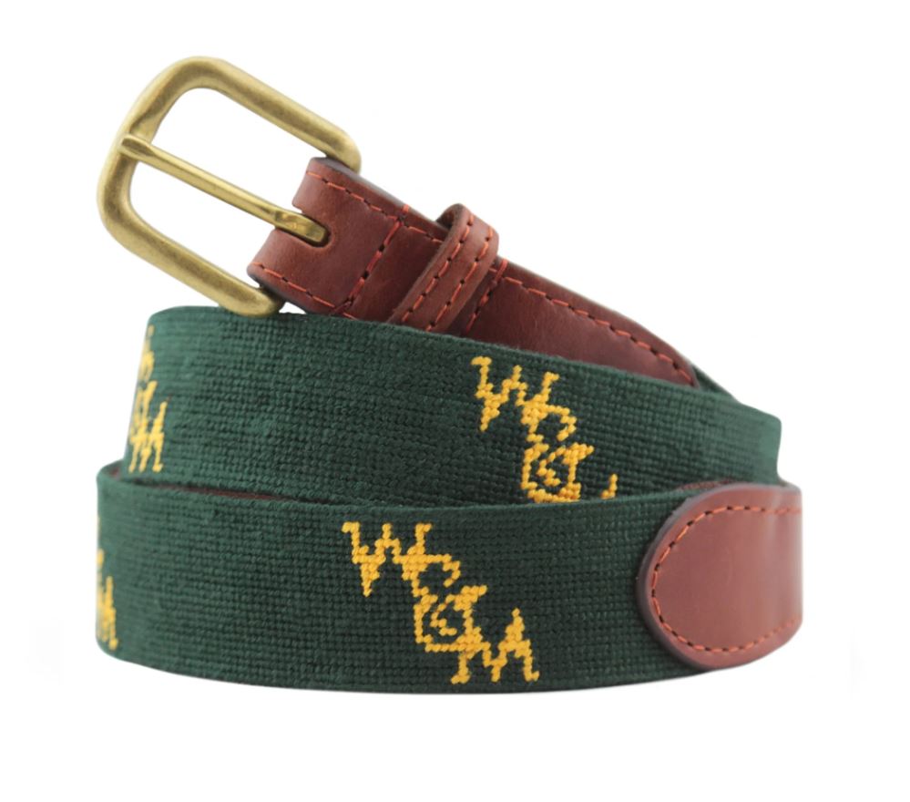 Needlepoint Collection | William and Mary Needlepoint Belt  | Special Order with Personalization