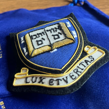 Blazer Badge | YALE Blazer Badge | Yale University Blazer Badge | Made in England