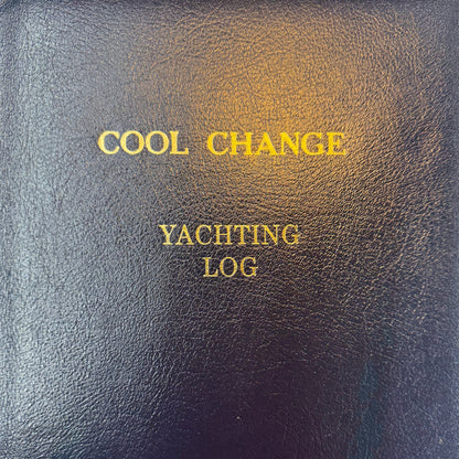 Yachting Log | Leather Bound | Hand Made in England | Gold Stamp Personalization
