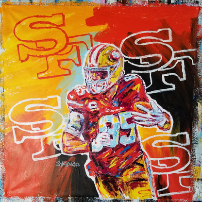 Painting by John Stango | Stango Gallery: American Football | San Francisco 49ers | USA Patriotic Artist | Washington, DC