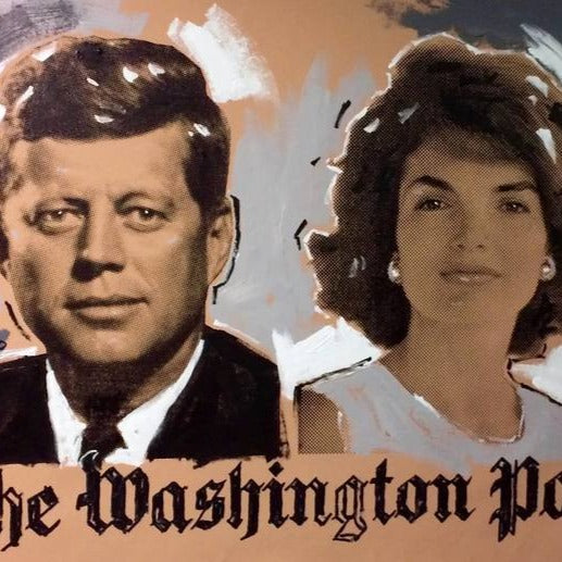 Painting by John Stango | American President and Mrs Kennedy | USA Patriotic Artist | Washington, DC |